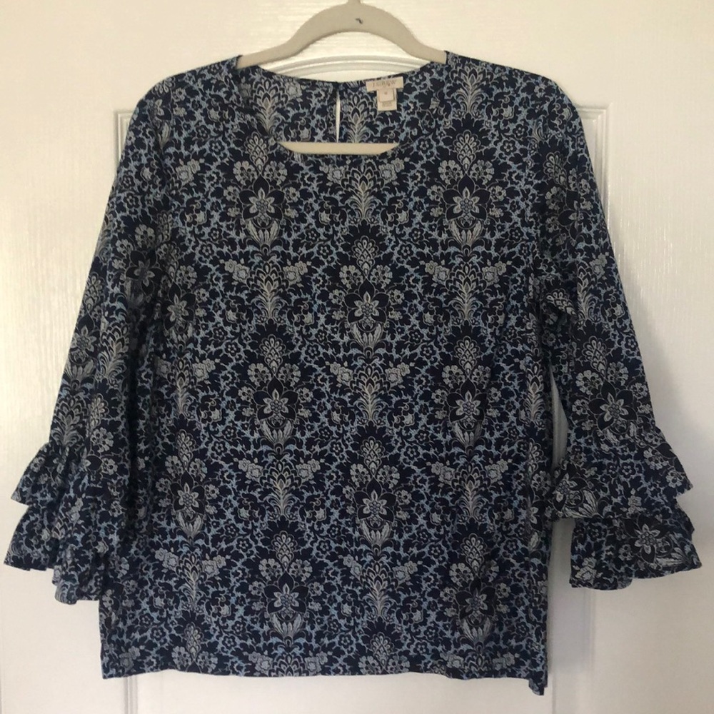 Beautiful J Crew Floral Blouse
